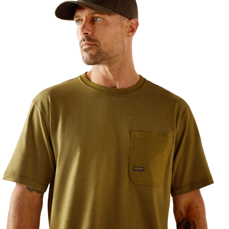 Ariat Men's Rebar Workman T-Shirt - Lichen Heather
