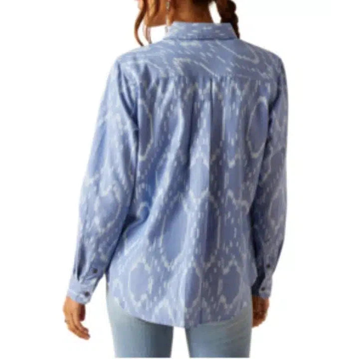 Ariat Women's Billie Jean Long Sleeve Shirt - Blackhawk Ikat