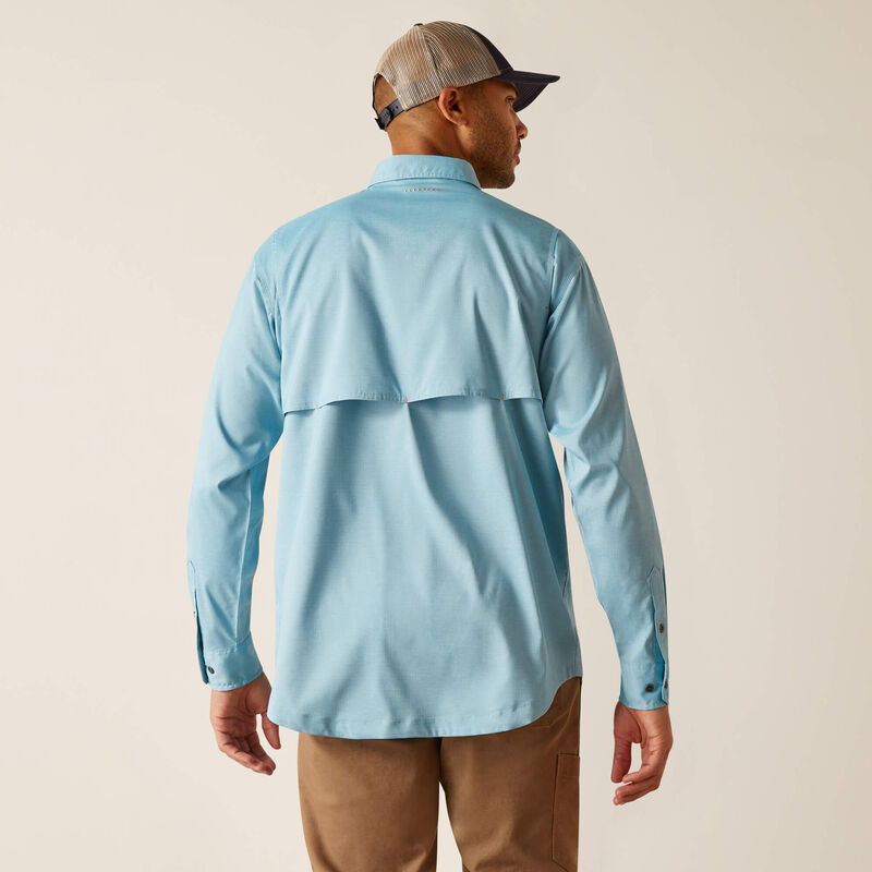 Ariat Men's Rebar Made Tough VentTEK DuraStretch Work Shirt - Bluejay Heather