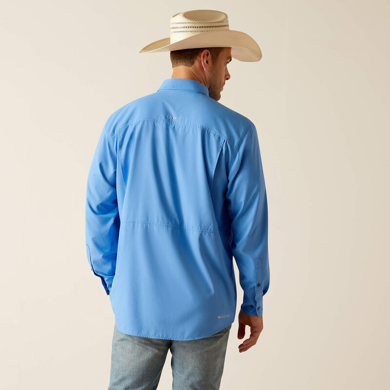 Ariat Men's VentTEK Outbound Classic Fit Long Sleeve Shirt - Marina