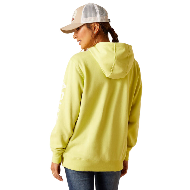 Ariat Women's Logo Hoodie - Celery Green