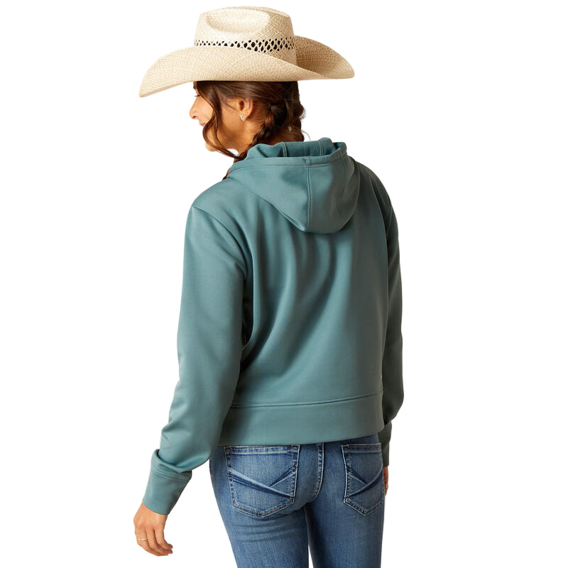 Ariat Women's TEK 1/2 Zip Hoodie - North Atlantic