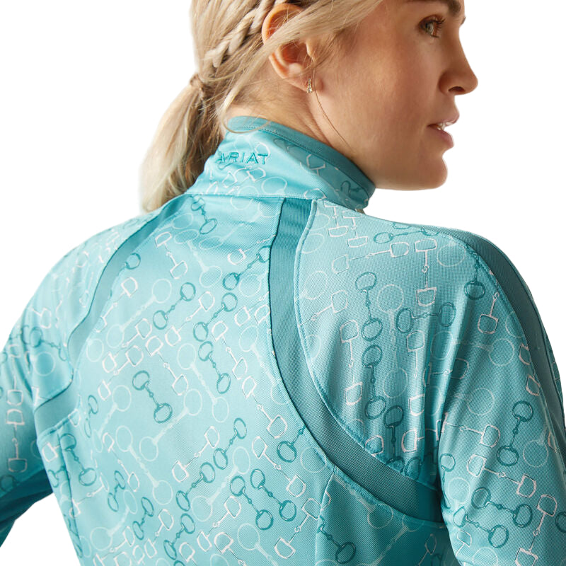 Ariat Women's Sunstopper 3.0 1/4 Zip Baselayer