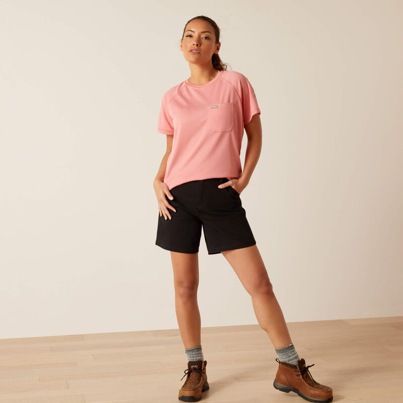 Ariat Men's Rebar Heat Fighter T-Shirt - Mauveglow Sharkskin