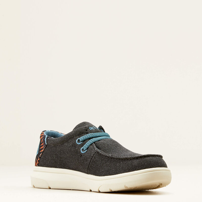 Ariat Youth Hilo Shoes - Heather Grey/Blue Taos