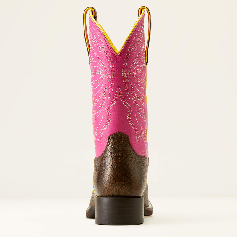 Ariat Women's Buckley Western Boots - Bronze Age/Blushing Pink