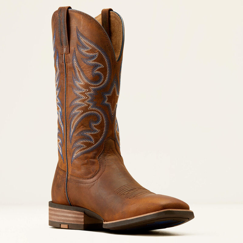 Ariat Men's Ricochet Cowboy Boots - Weathered Chestnut