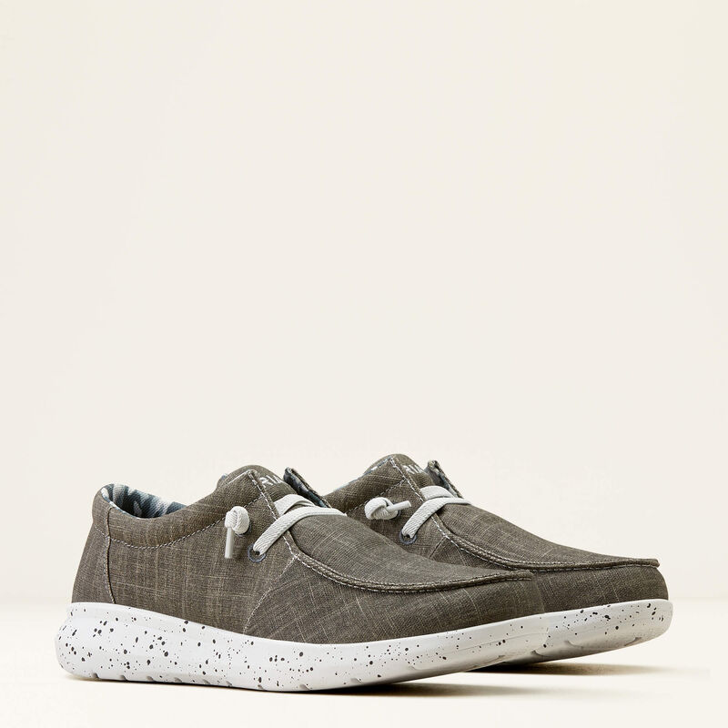 Ariat Men's Hilo Shoes - Grey Noir/Shattered Charcoal