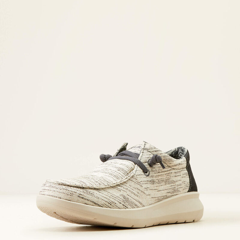 Ariat Men's Hilo Stretch Lace Shoes - Heathered White/Dark Denim - Irvine Tack & Western Wear