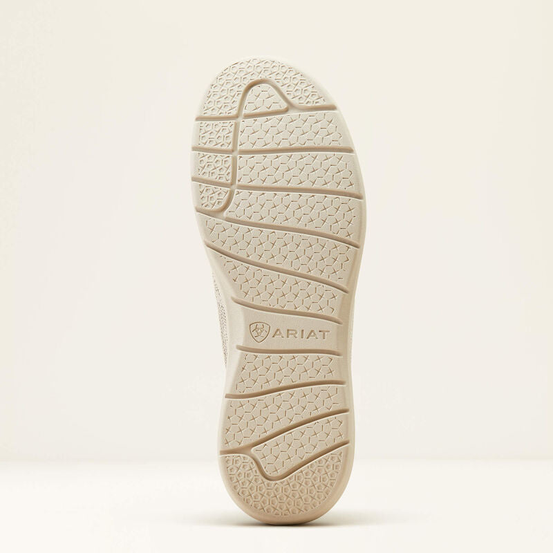 Ariat Men's Hilo Stretch Lace Shoes - Heathered White/Dark Denim