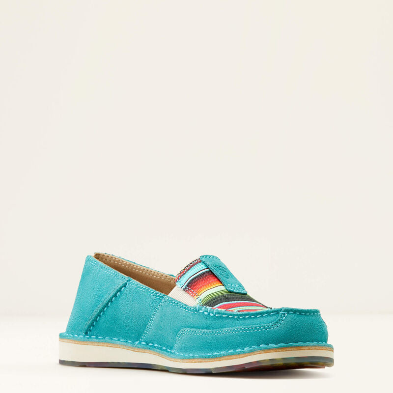 Ariat Women's Cruiser Shoes - Teal Suede/Striking Serape