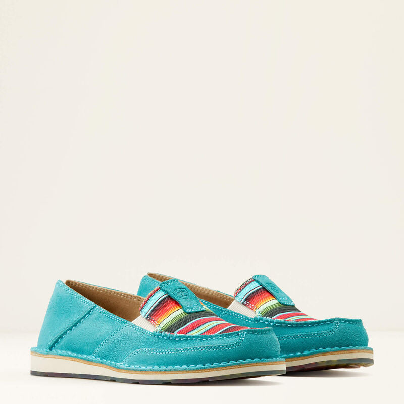 Ariat Women's Cruiser Shoes - Teal Suede/Striking Serape