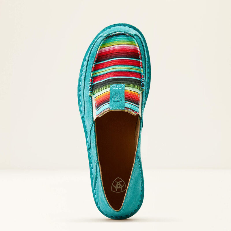Ariat Women's Cruiser Shoes - Teal Suede/Striking Serape