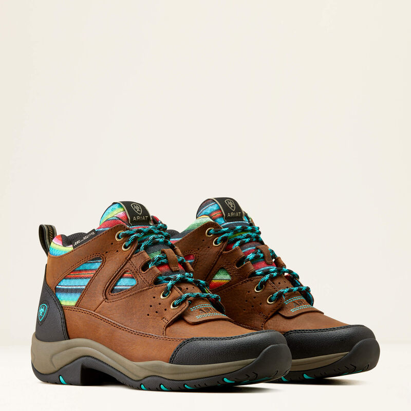 Ariat Women's Terrain VentTEK 360 Boots - Arizona Brown/Turquoise Serape
