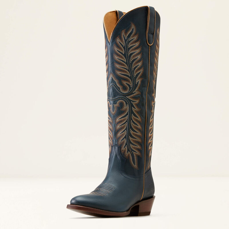 Ariat Women's Bella Stretchfit Western Boots - Nautical Navy