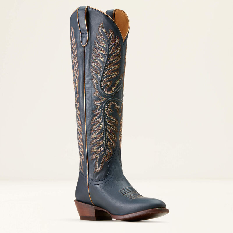 Ariat Women's Bella Stretchfit Western Boots - Nautical Navy