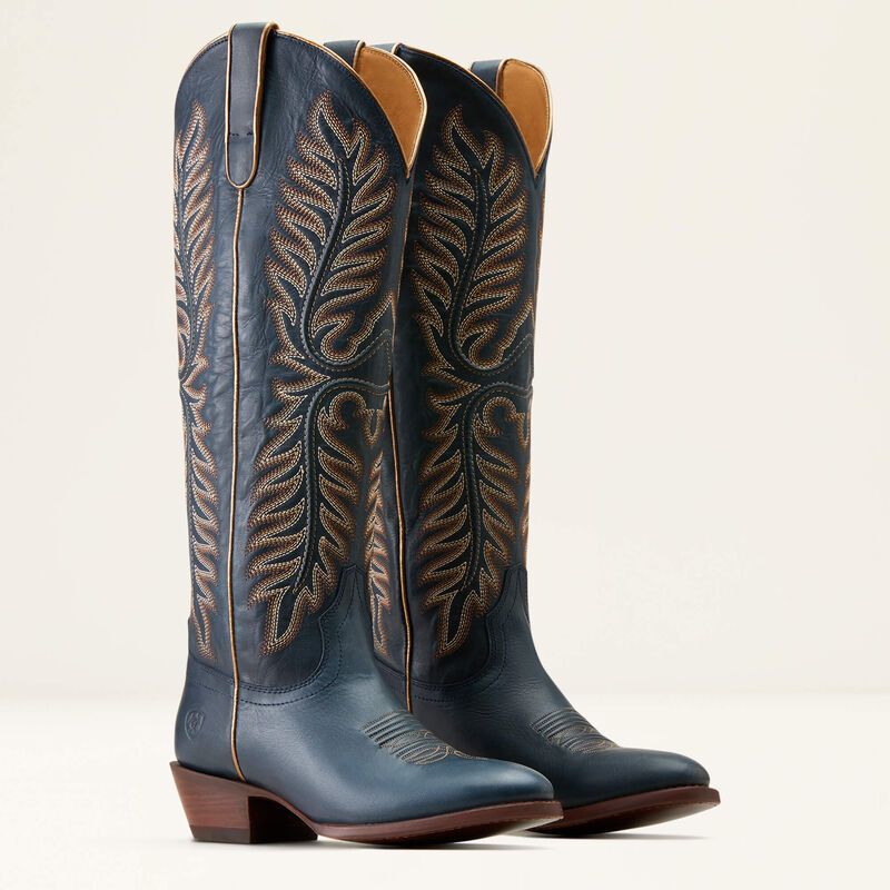 Ariat Women's Bella Stretchfit Western Boots - Nautical Navy