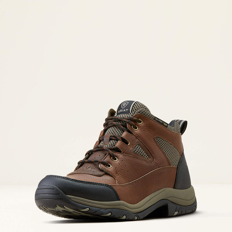 Ariat Men's Terrain VentTEK 360 Western Boots - Distressed Brown/Taupe