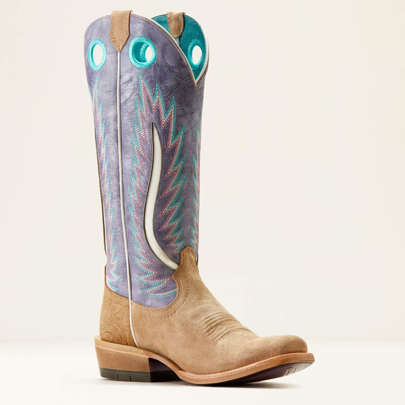 Ariat Women's Futurity Fort Worth Western Boots - Truly Taupe/Lavender Fields