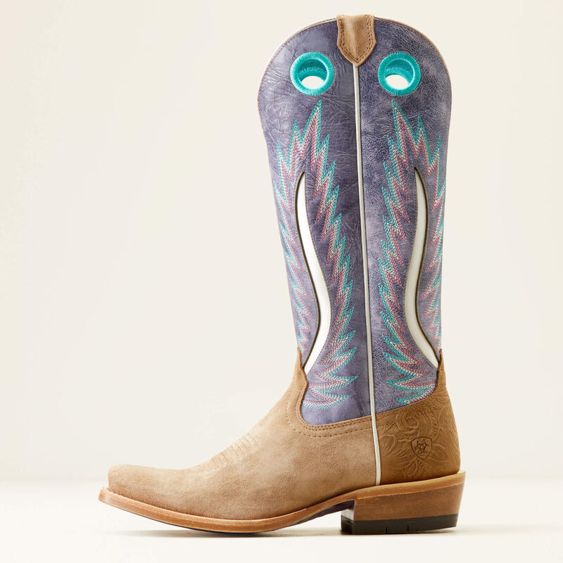 Ariat Women's Futurity Fort Worth Western Boots - Truly Taupe/Lavender Fields