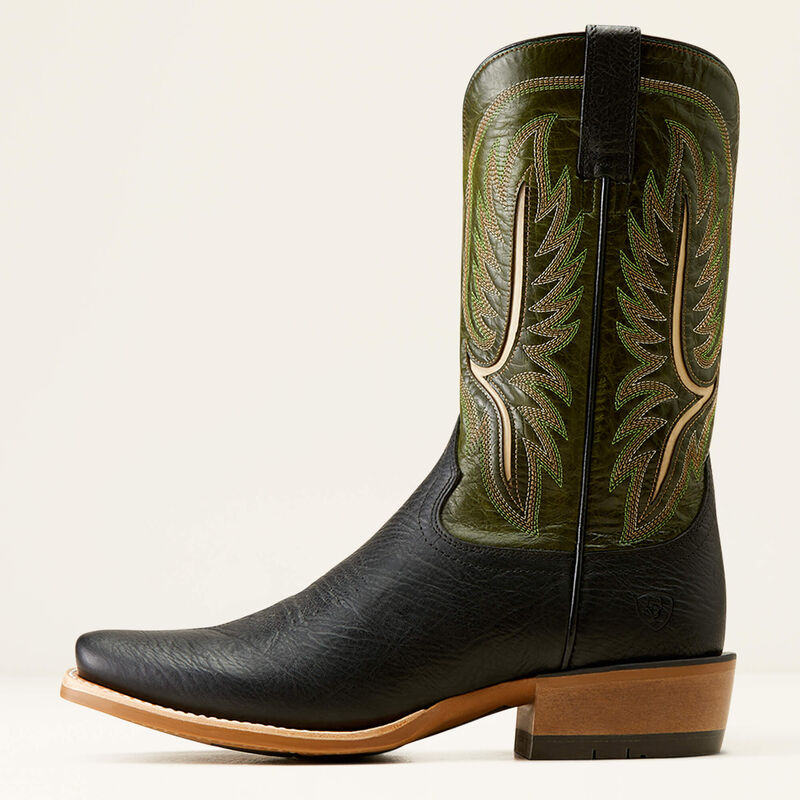 Ariat Men's Stadtler Cowboy Boot Best In Black/Neon Lime
