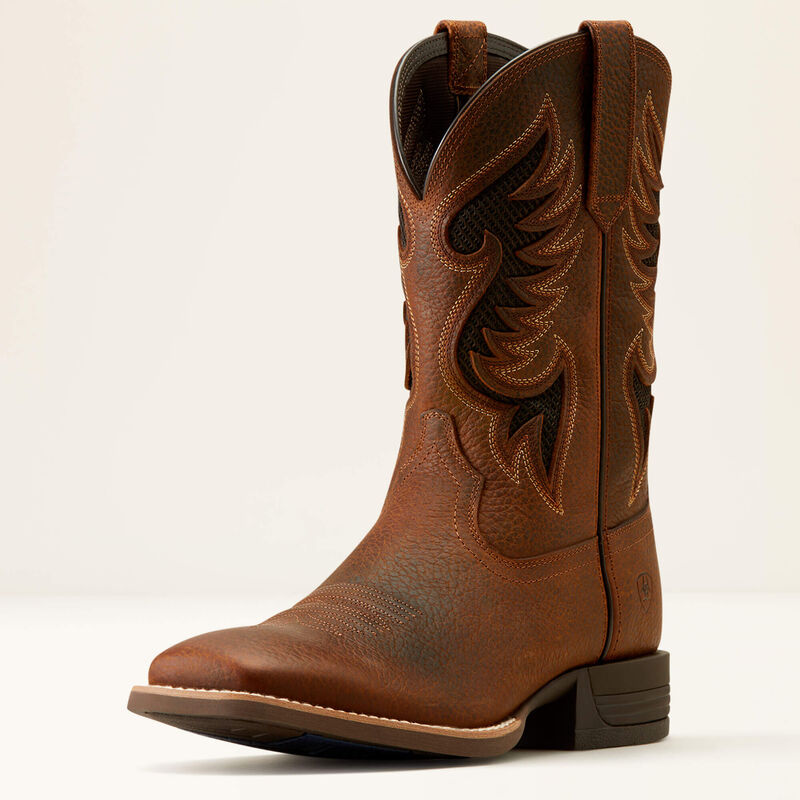 Ariat Men's Cowpuncher VentTEK Western Boots - Brown Oiled Rowdy