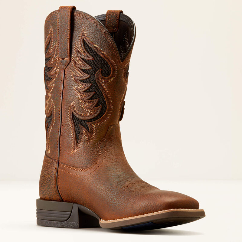 Ariat Men's Cowpuncher VentTEK Western Boots - Brown Oiled Rowdy