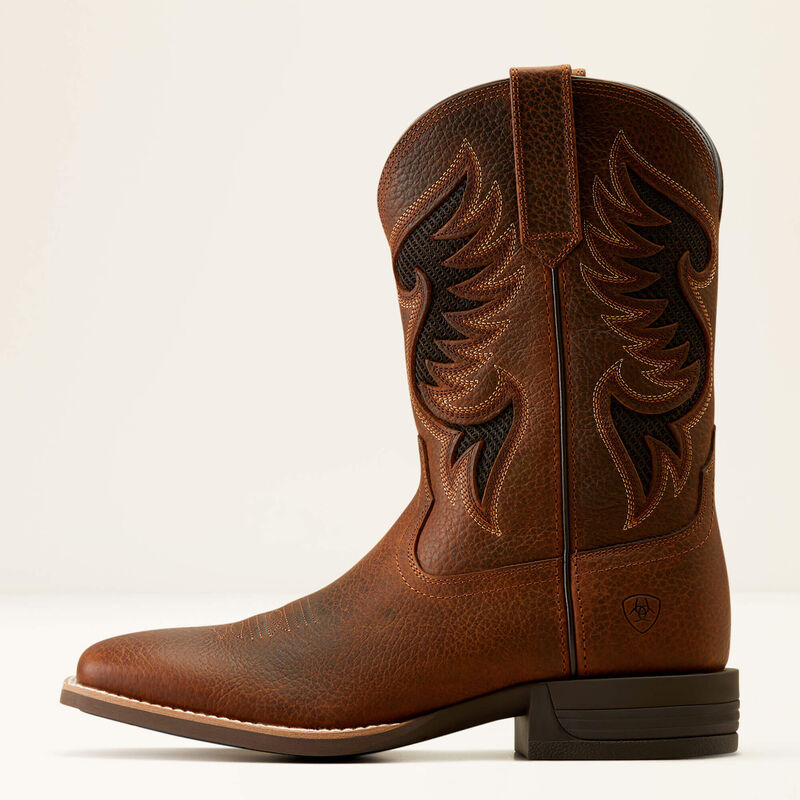 Ariat Men's Cowpuncher VentTEK Western Boots - Brown Oiled Rowdy