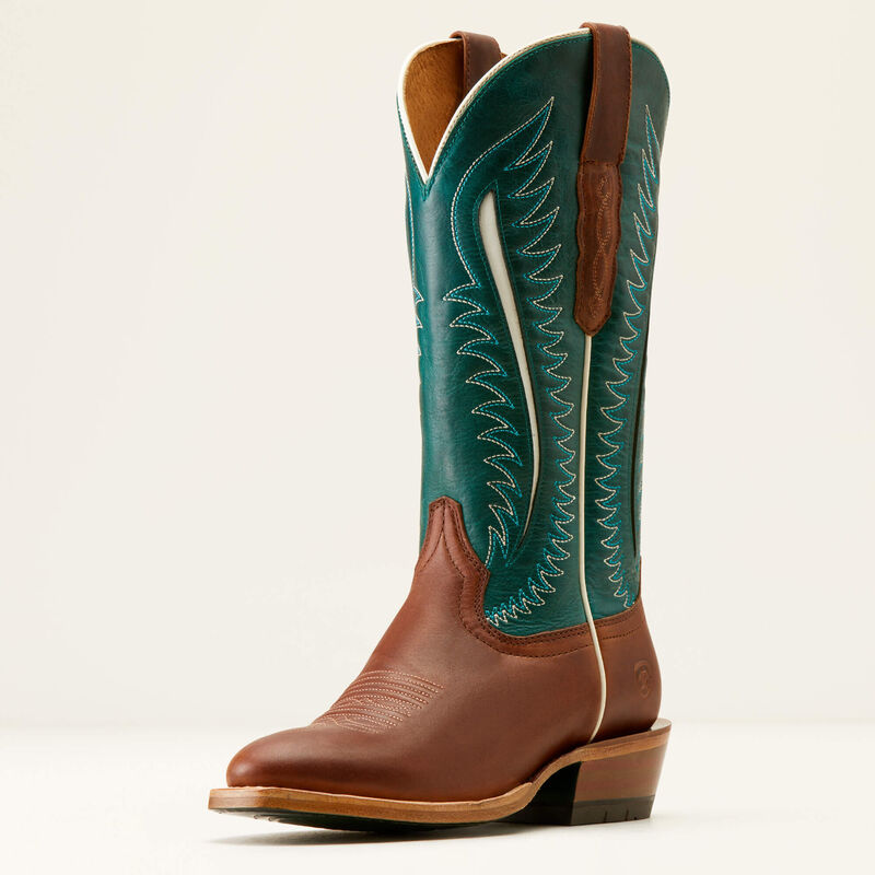Ariat Women's Futurity Limited Western Boots - Umber Rust/Turquoise Nights