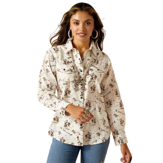 Ariat Women's Thrills N Spills Snap Long Sleeve Shirt