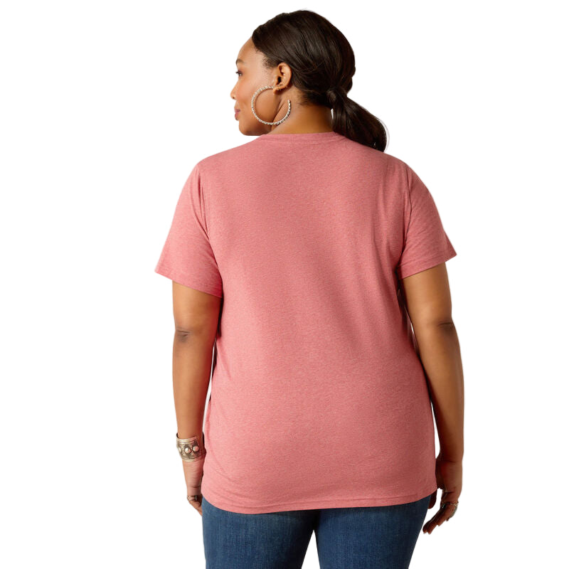 Ariat Women's Souvenir Short Sleeve T-Shirt - Garnet Heather