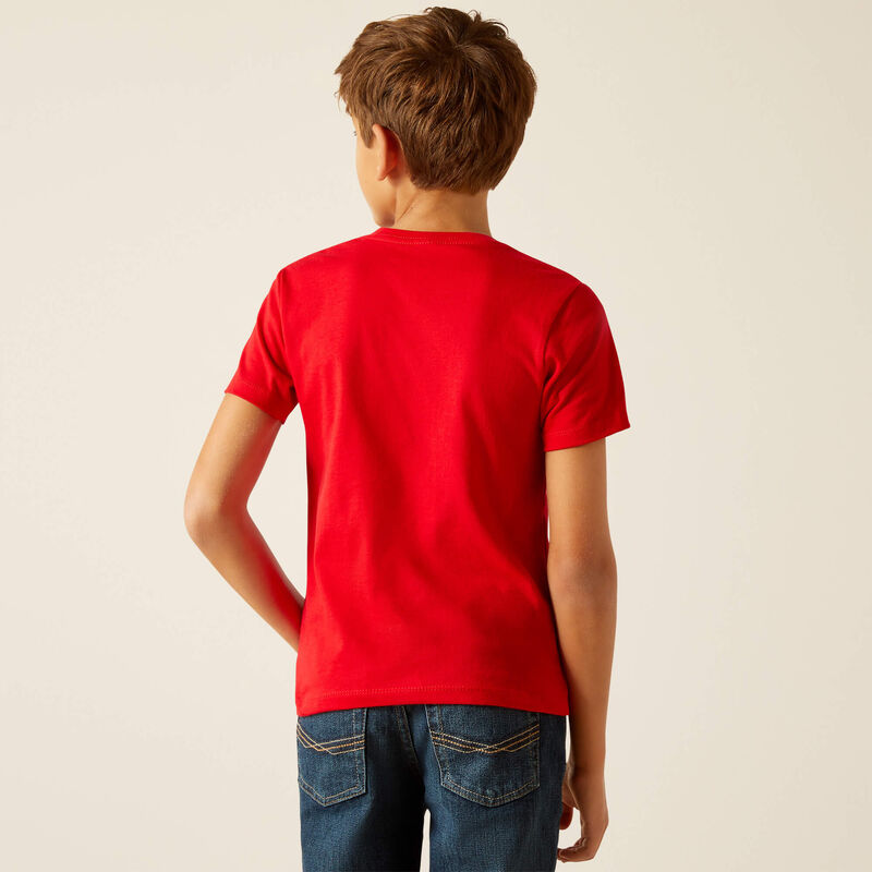 Ariat Boy's Kid T-Shirt - Red