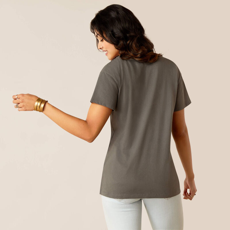 Ariat Women's Buckle Up Short Sleeve Shirt - Graphite