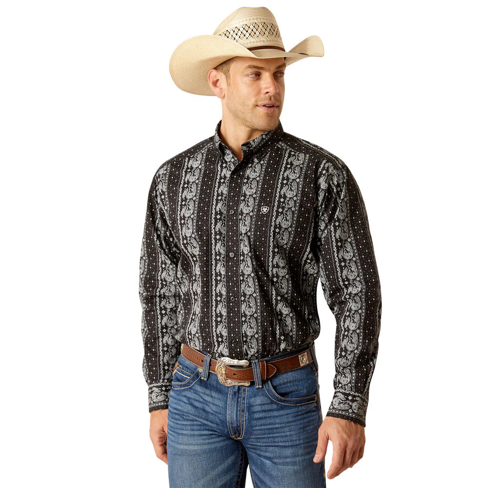 Ariat Men's Jared Long Sleeve Shirt - Black