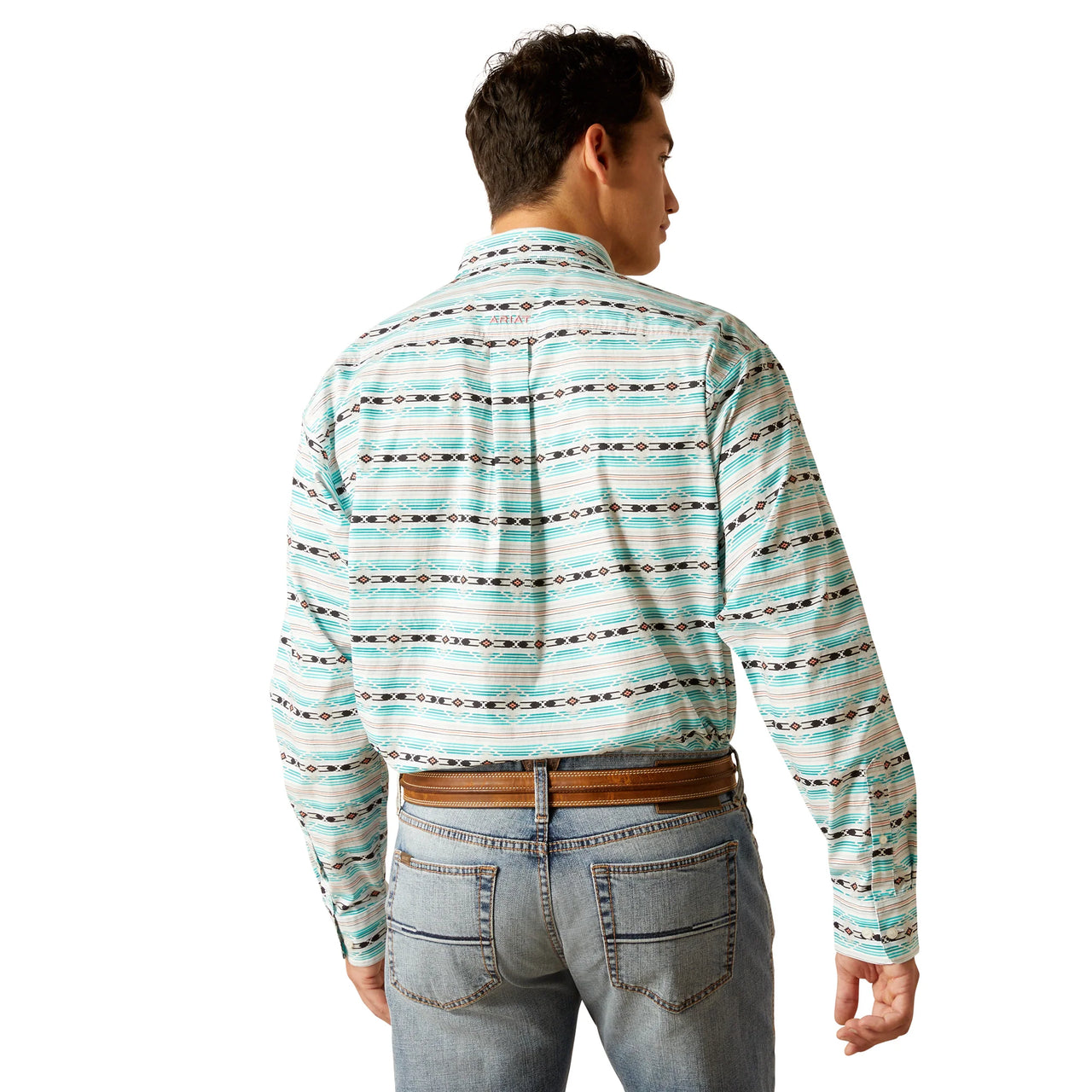 Ariat Men's Jefferson Long Sleeve Shirt - Ice Green