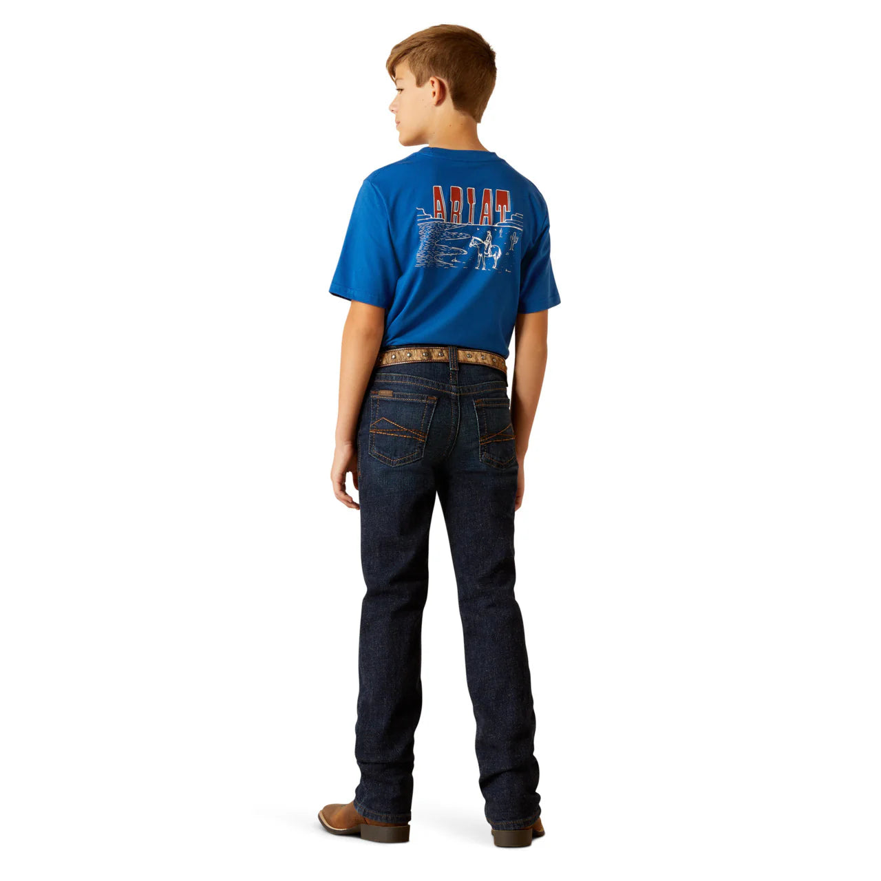 Ariat Boy's B5 Slim Romeo Straight Leg Jeans - Mineral Blue