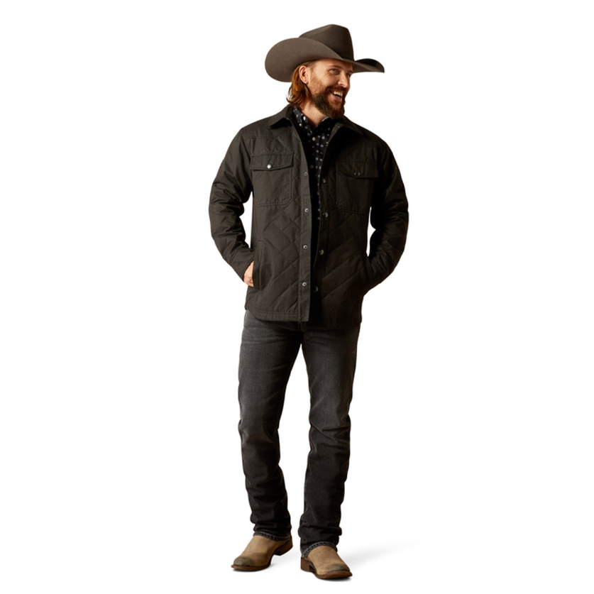 Ariat Men's Grizzly Shirt Jacket - Black