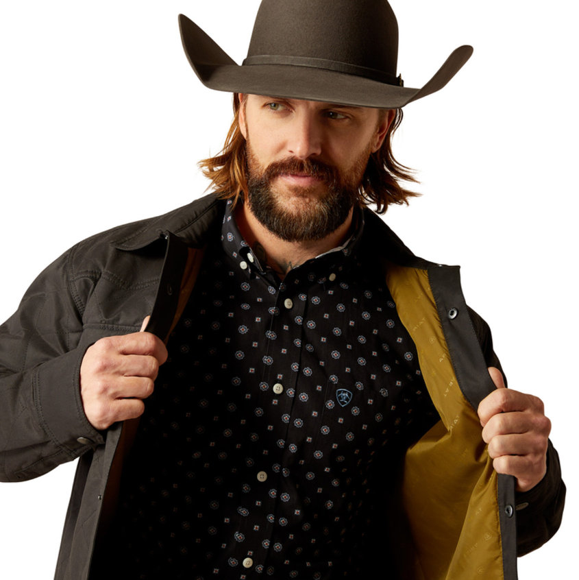 Ariat Men's Grizzly Shirt Jacket - Black