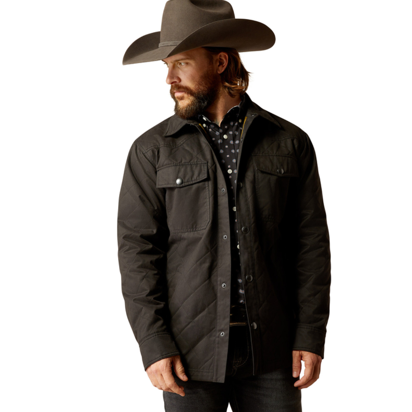 Ariat Men's Grizzly Shirt Jacket - Black