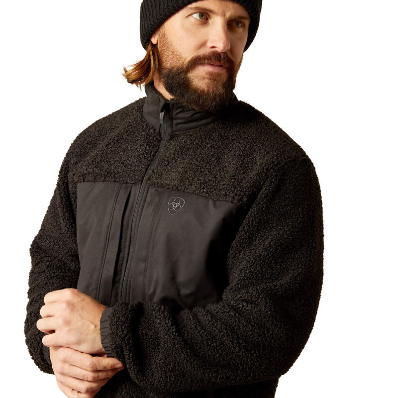 Ariat Men's Odessa Sherpa Jacket- Black