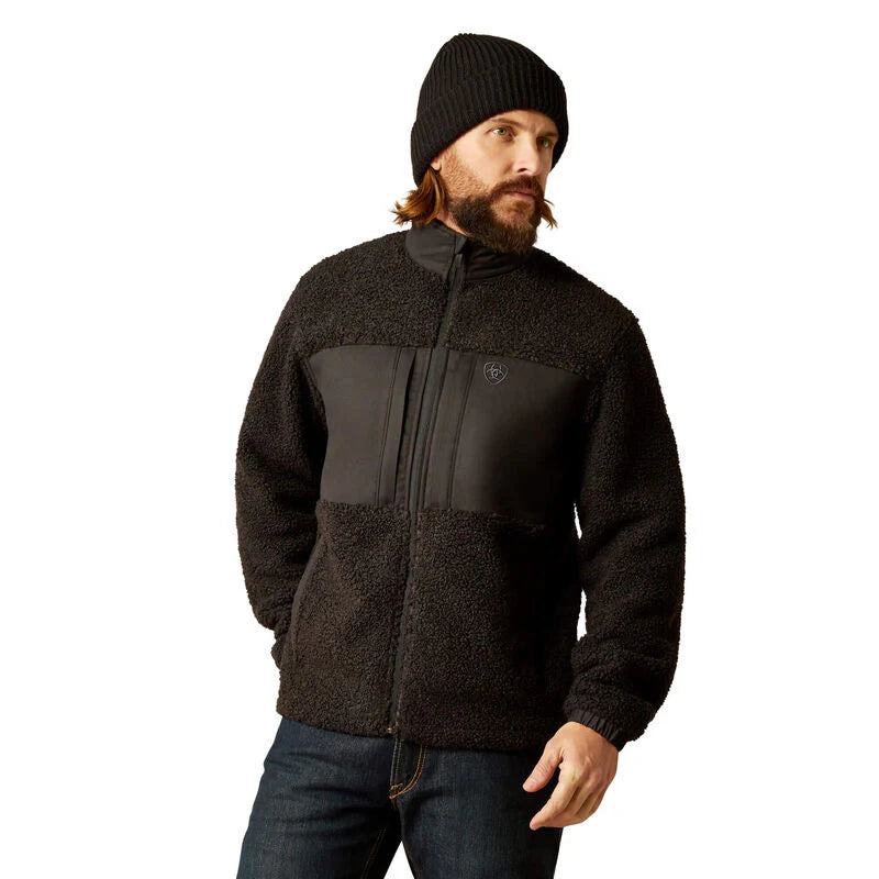 Ariat Men's Odessa Sherpa Jacket- Black