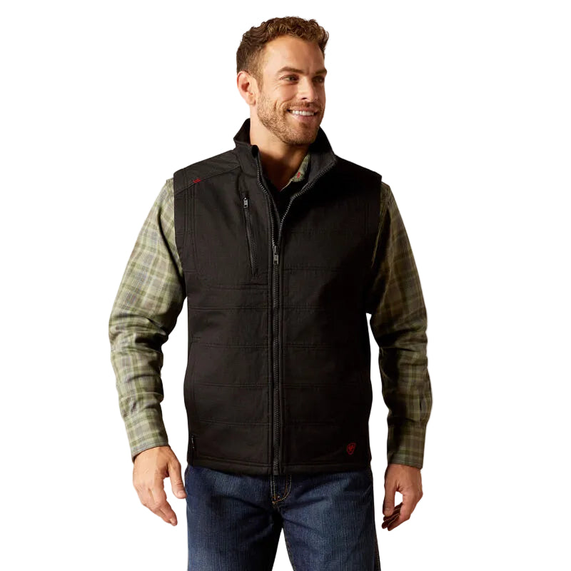 Ariat Men's FR Cloud 9 2.0 Insulated Vest- Black