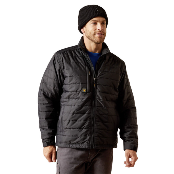 Ariat Men's Rebar Cordura Ripstop Lightweight Insulated Jacket - Black