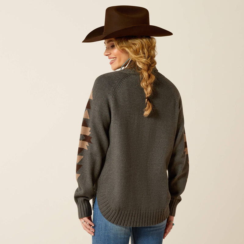 Ariat Women's Madison Sweater - Heather Grey