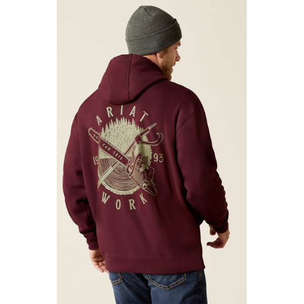 Ariat Men's Rebar Workman Chainsaw Hoodie - Assorted Colours