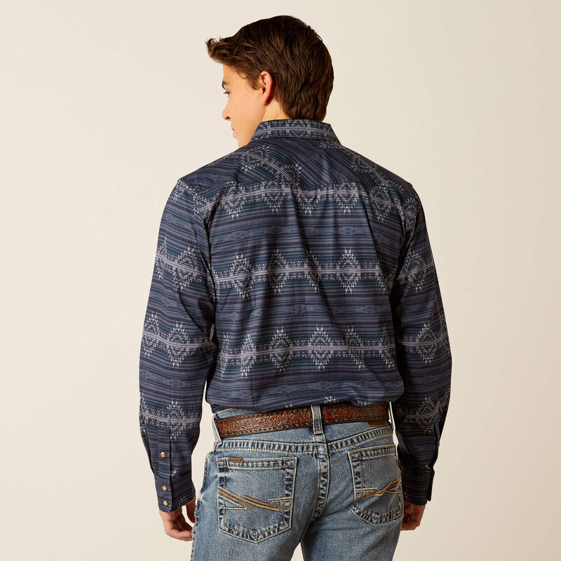 Ariat Men's Haze Retro Fit Shirt - Mood Indigo