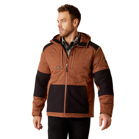 Ariat Men's Rebar Winter Cloud 9 Water Resistant Insulated Jacket - Aztec
