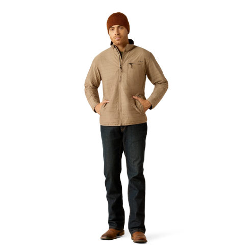 Ariat Men's Wylie Full Zip Jacket - Khaki