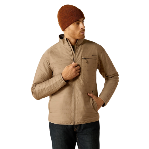 Ariat Men's Wylie Full Zip Jacket - Khaki