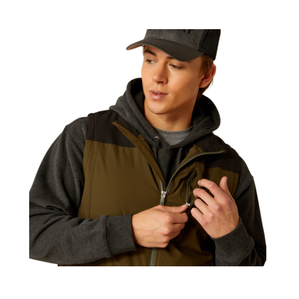 Ariat Men's Pioneer Stretch Shell Vest - Relic